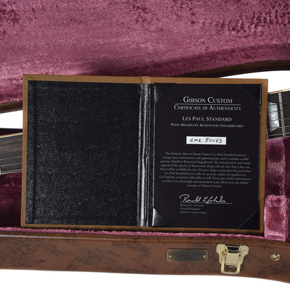 Gibson Custom Les Paul Standard Slow Iced Tea Fade VOS w/Brazilian Fingerboard & Carmelita Neck Electric Guitars / Solid Body