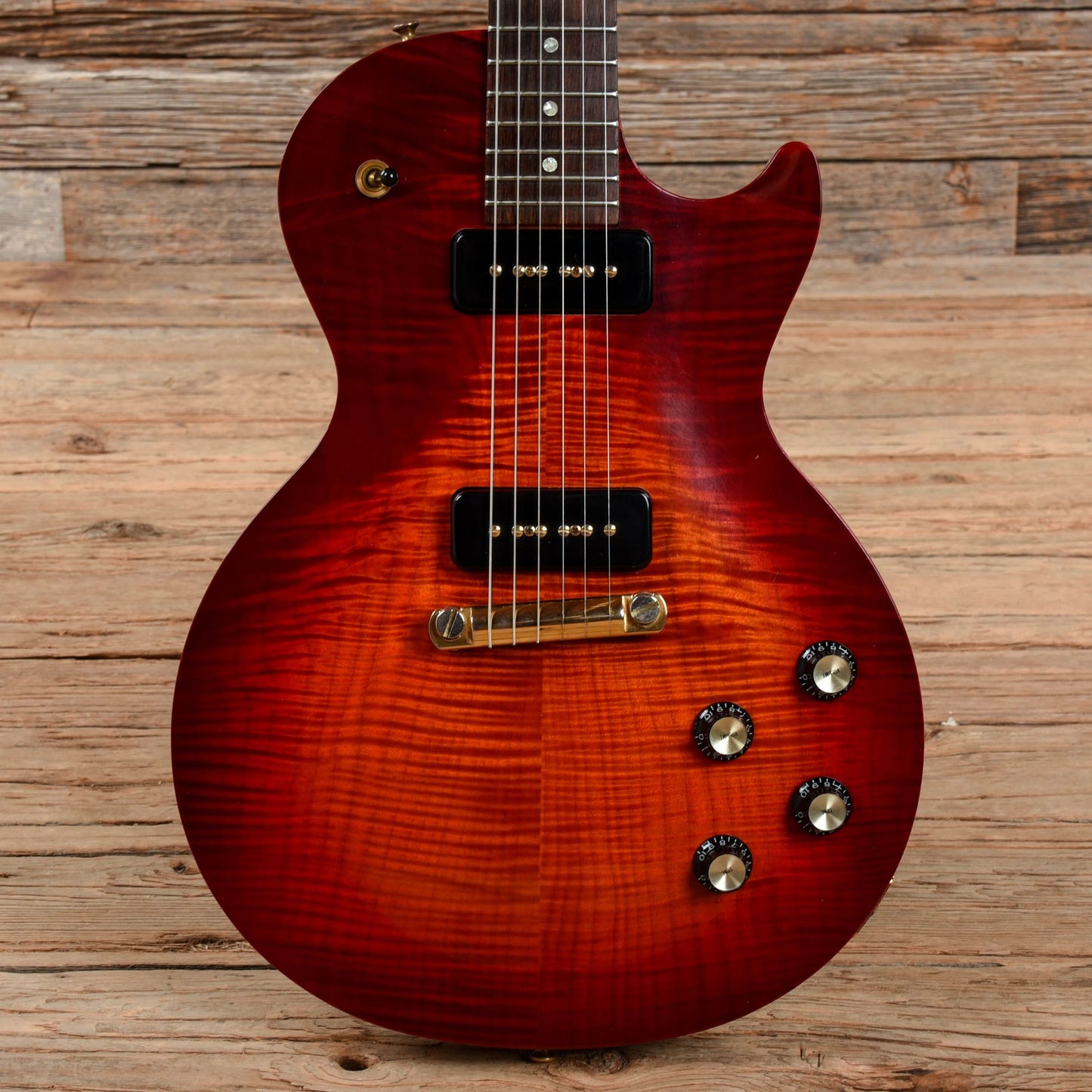 Gibson Custom Les Paul Studio Dark Wineburst 1999 Electric Guitars / Solid Body