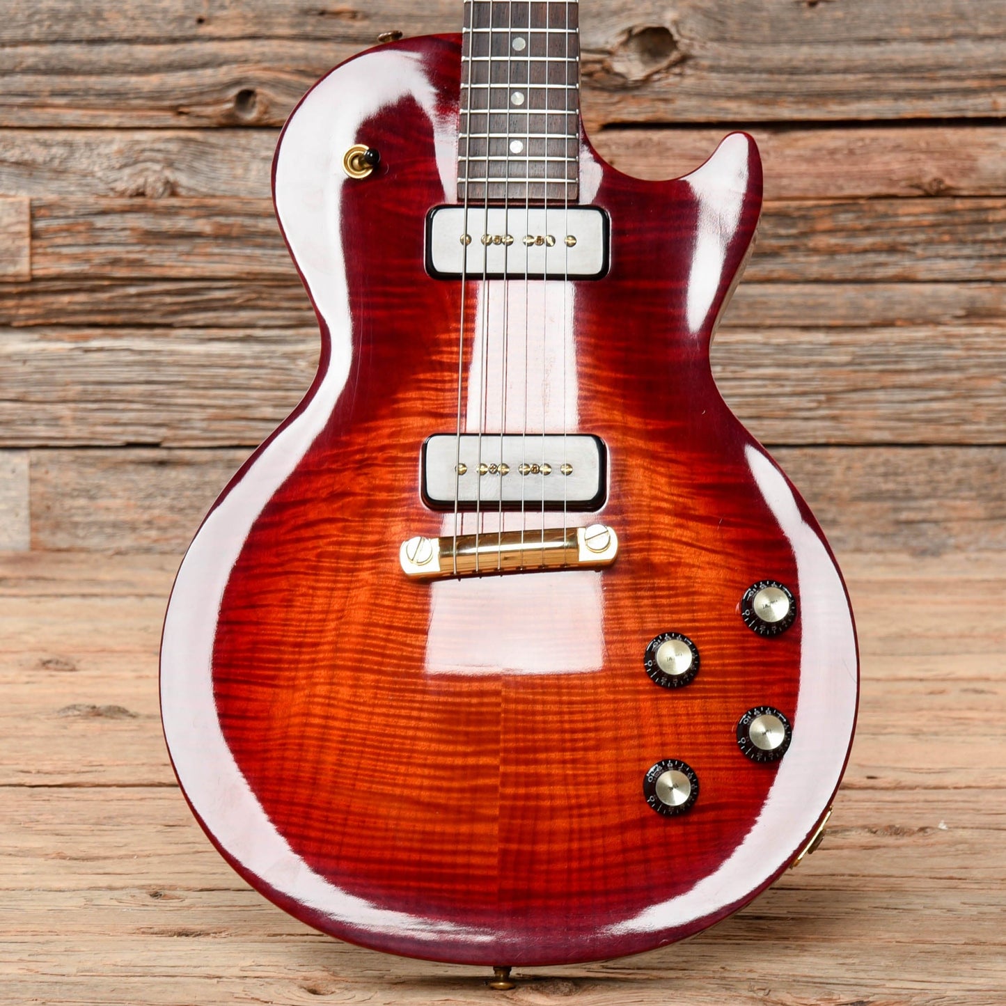 Gibson Custom Les Paul Studio Dark Wineburst 1999 Electric Guitars / Solid Body