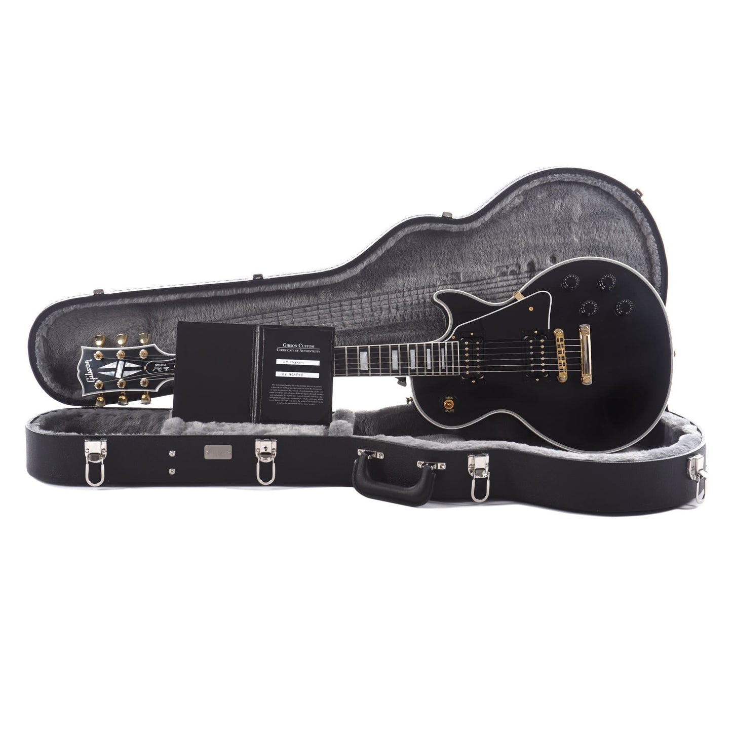 Gibson Custom Limited Edition Les Paul Custom Ebony VOS 2019 w/Ebony Fingerboard Electric Guitars / Solid Body