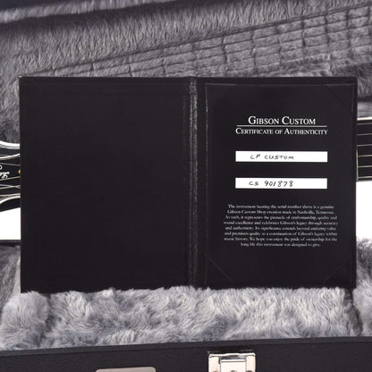 Gibson Custom Limited Edition Les Paul Custom Ebony VOS 2019 w/Ebony Fingerboard Electric Guitars / Solid Body