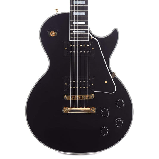 Gibson Custom Limited Edition Les Paul Custom Ebony VOS 2019 w/Ebony Fingerboard Electric Guitars / Solid Body