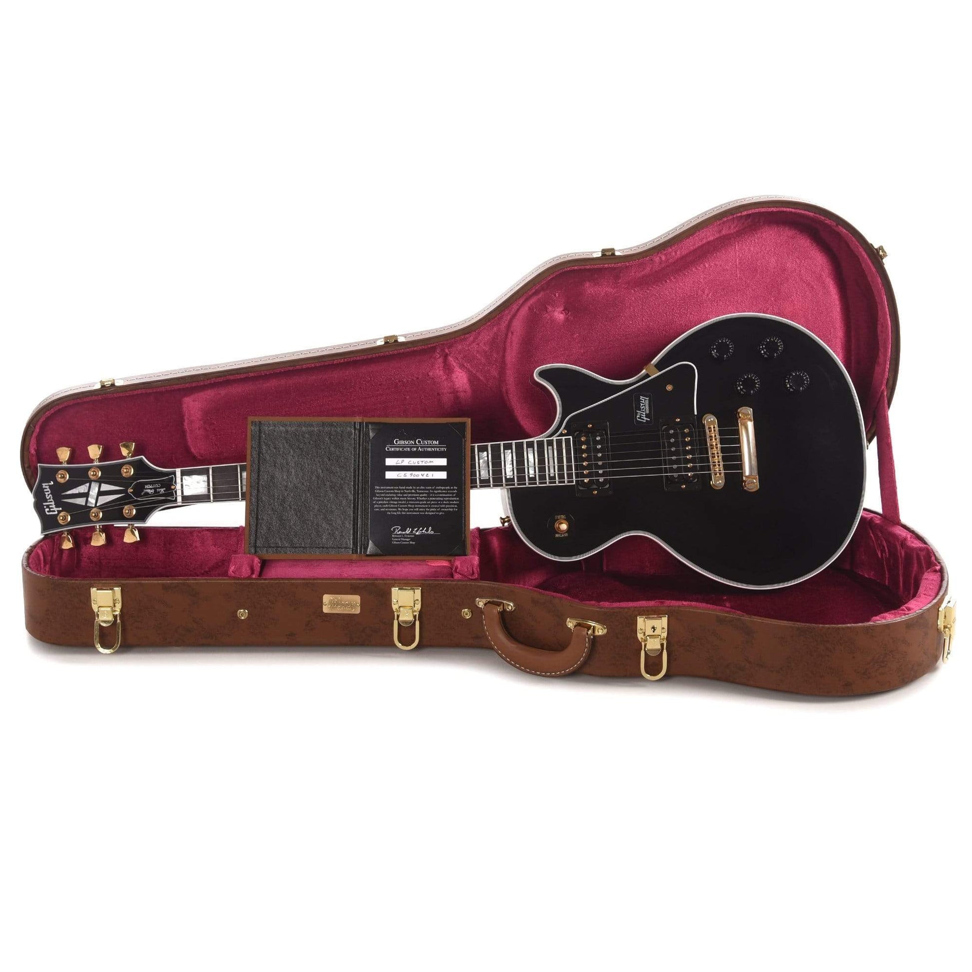 Gibson Custom Limited Edition Les Paul Custom Ebony VOS w/Ebony Fingerboard Electric Guitars / Solid Body