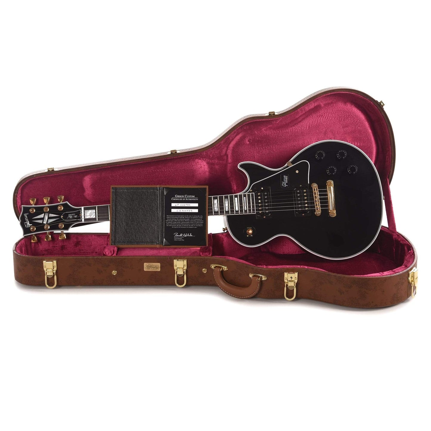 Gibson Custom Limited Edition Les Paul Custom Ebony VOS w/Ebony Fingerboard Electric Guitars / Solid Body