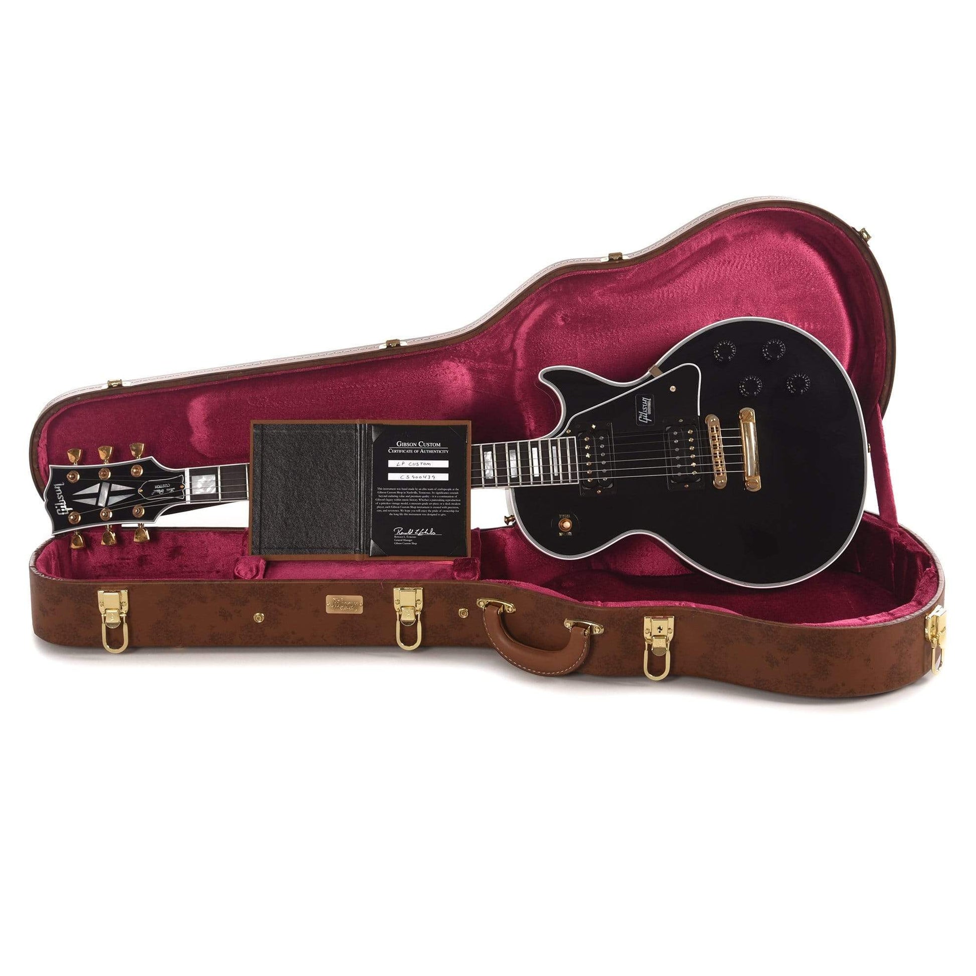 Gibson Custom Limited Edition Les Paul Custom Ebony VOS w/Ebony Fingerboard Electric Guitars / Solid Body
