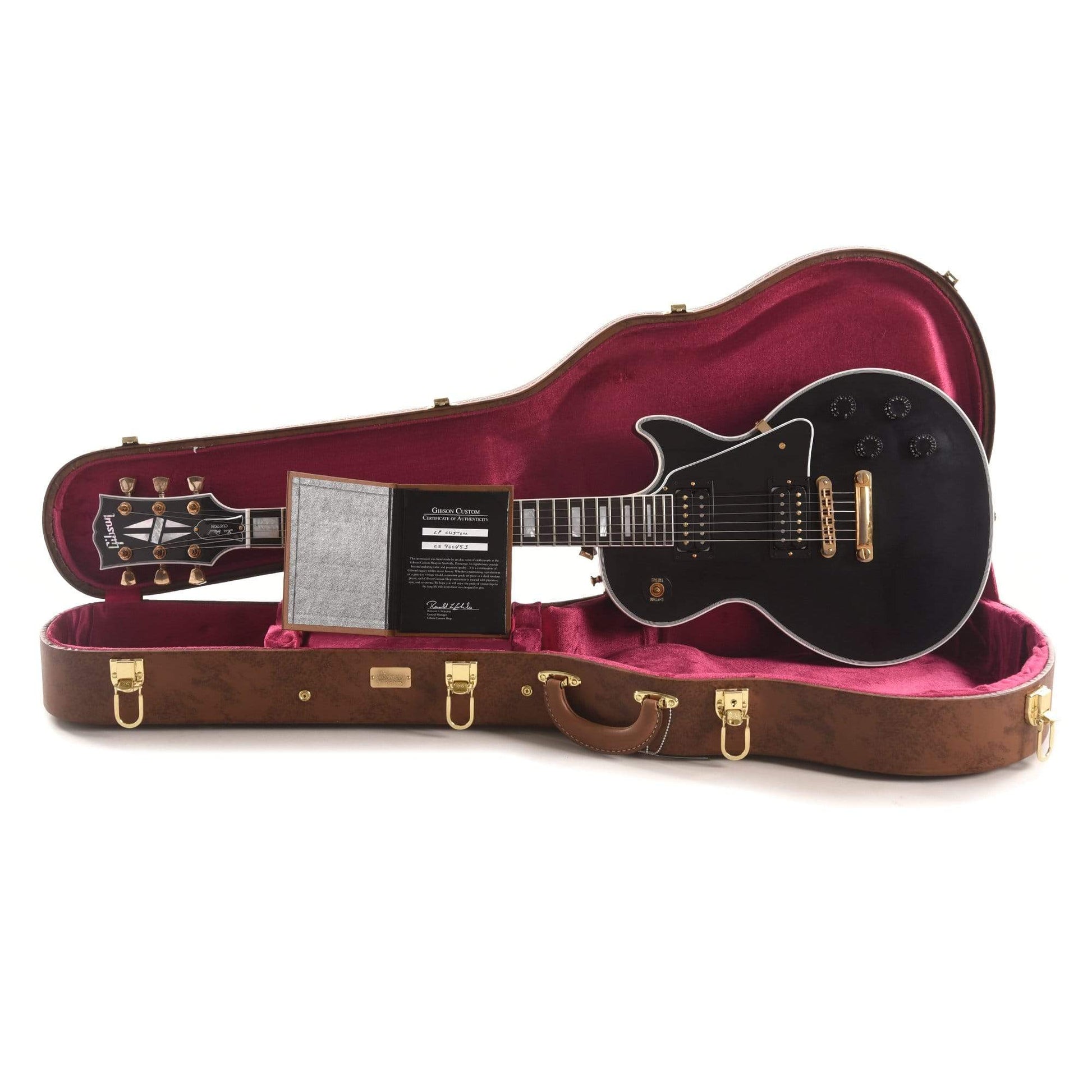 Gibson Custom Limited Edition Les Paul Custom Ebony VOS w/Ebony Fingerboard Electric Guitars / Solid Body