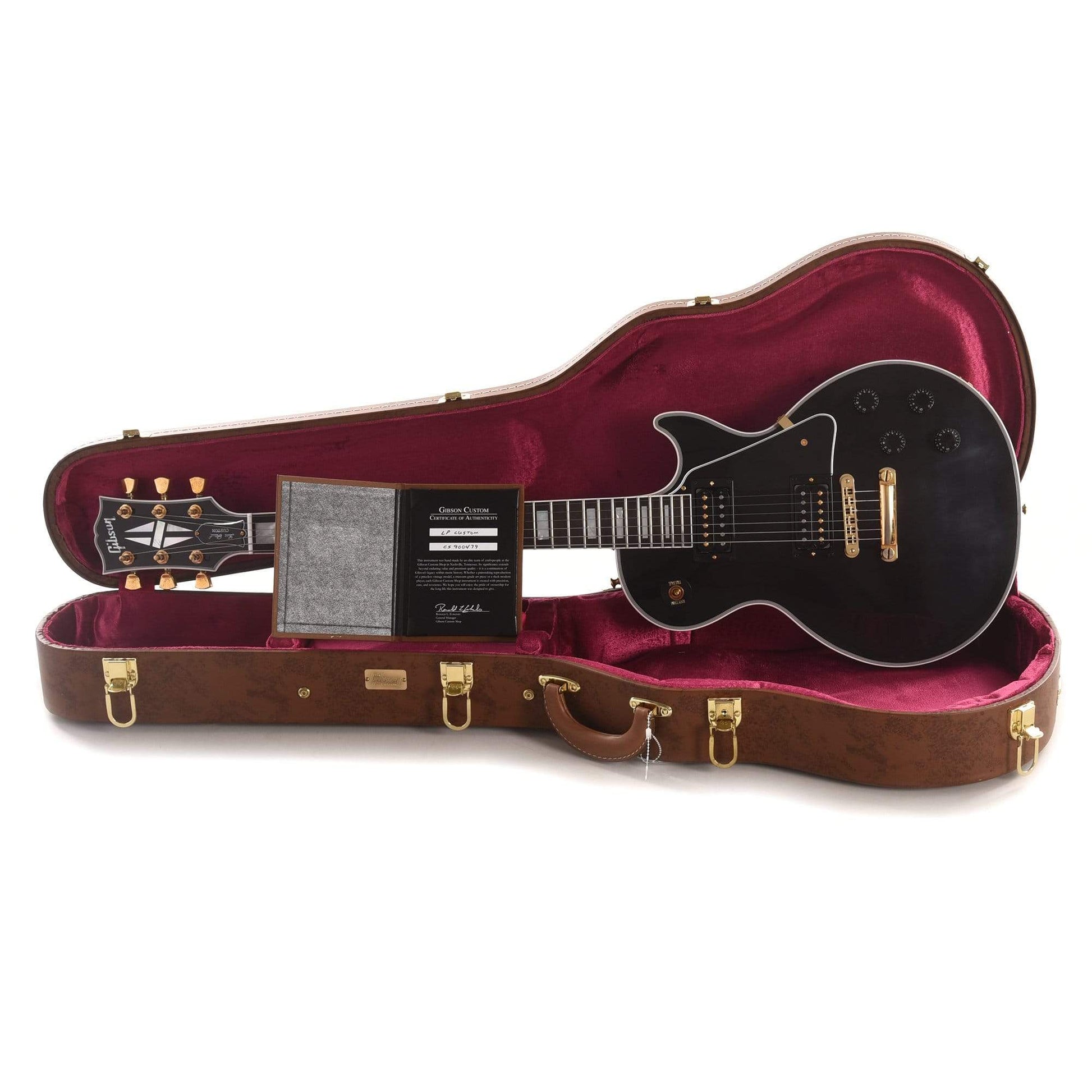Gibson Custom Limited Edition Les Paul Custom Ebony VOS w/Ebony Fingerboard Electric Guitars / Solid Body