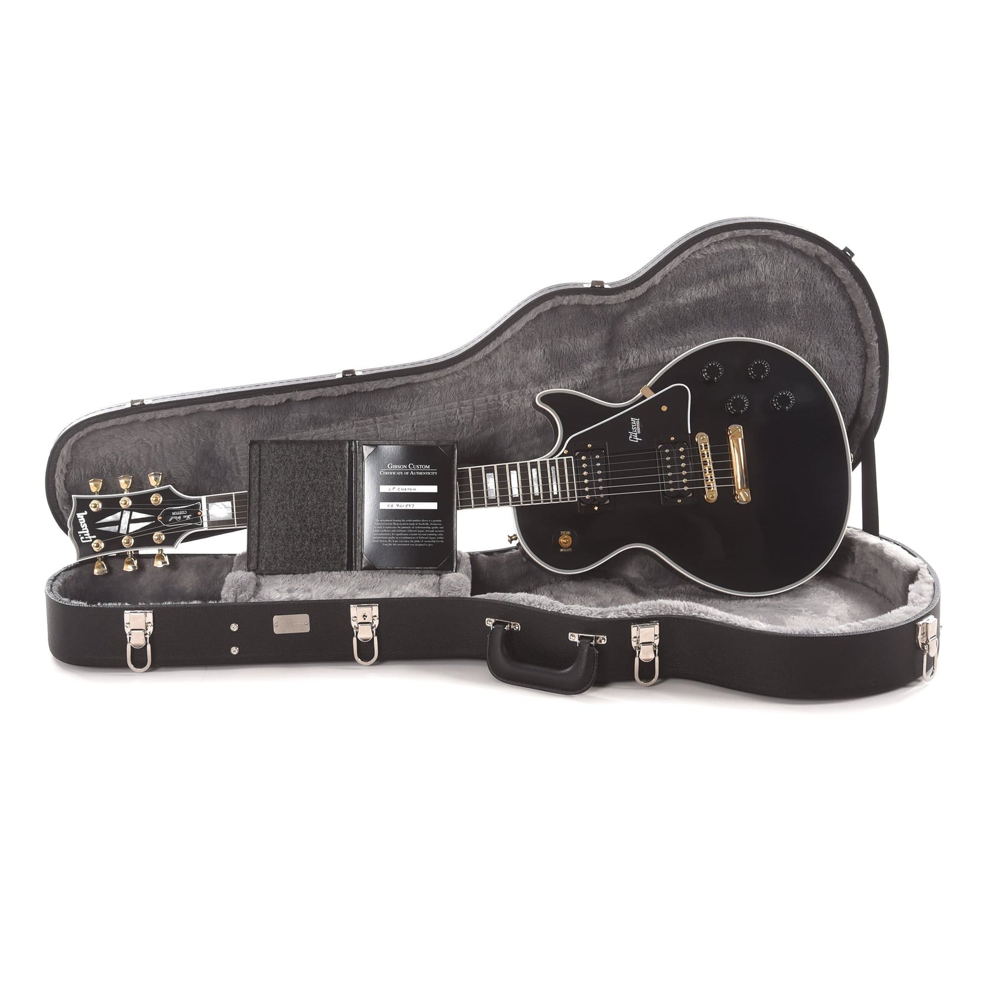 Gibson Custom Limited Edition Les Paul Custom Ebony VOS w/Ebony Fingerboard Electric Guitars / Solid Body