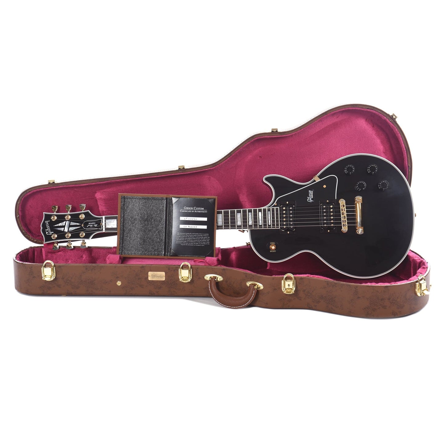 Gibson Custom Limited Edition Les Paul Custom Ebony VOS w/Ebony Fingerboard Electric Guitars / Solid Body