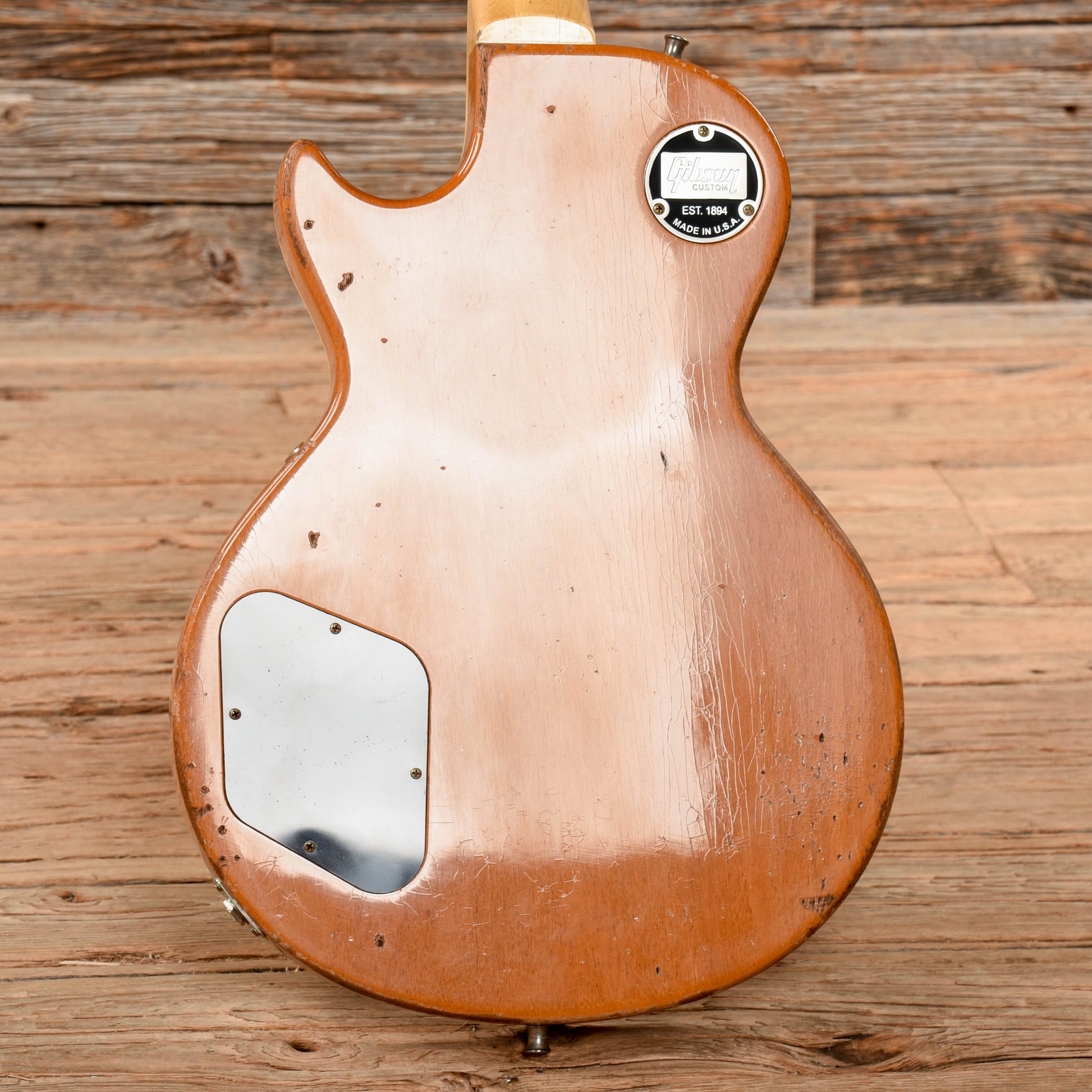 Gibson Custom Mike Ness Signature '76 Les Paul Deluxe (Aged) Goldtop 2021 Electric Guitars / Solid Body