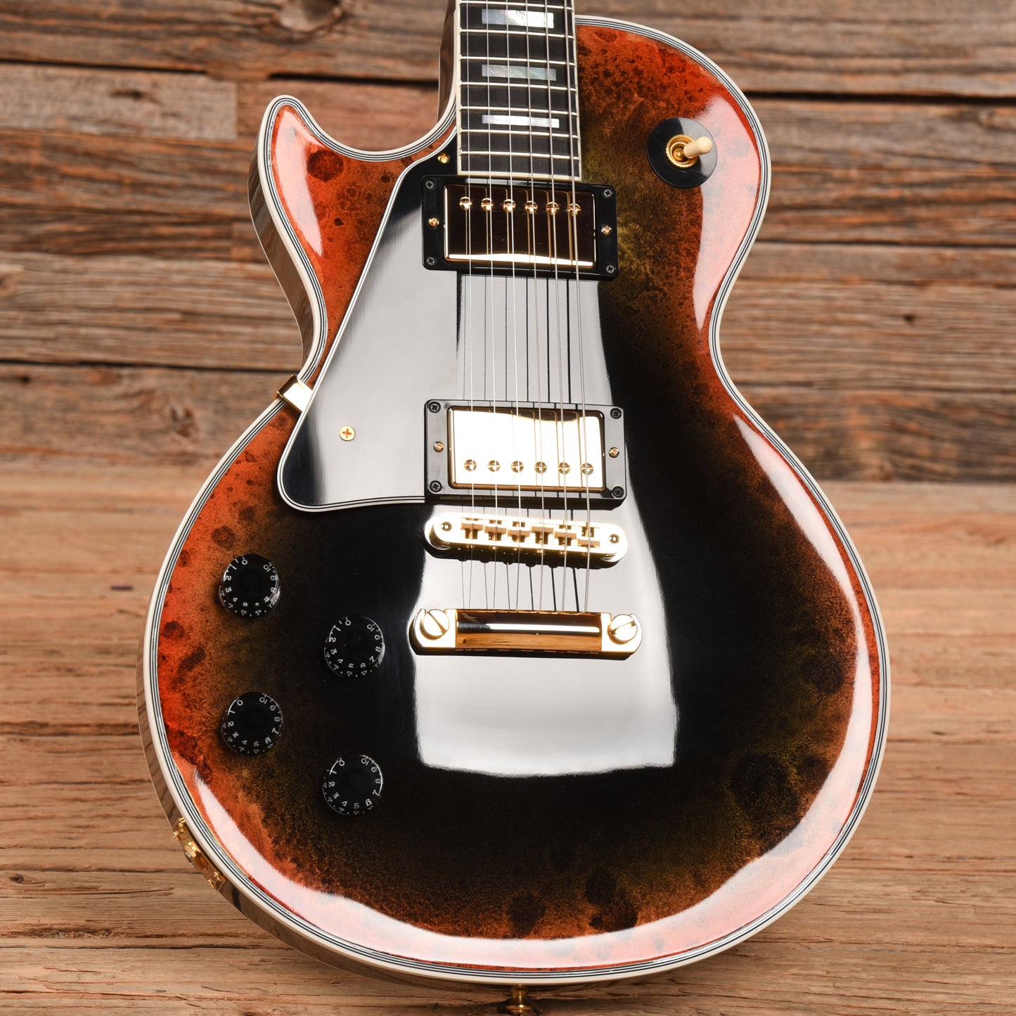 Gibson Custom Mod Collection Les Paul Custom Claret Emulsion 2022 LEFTY Electric Guitars / Solid Body