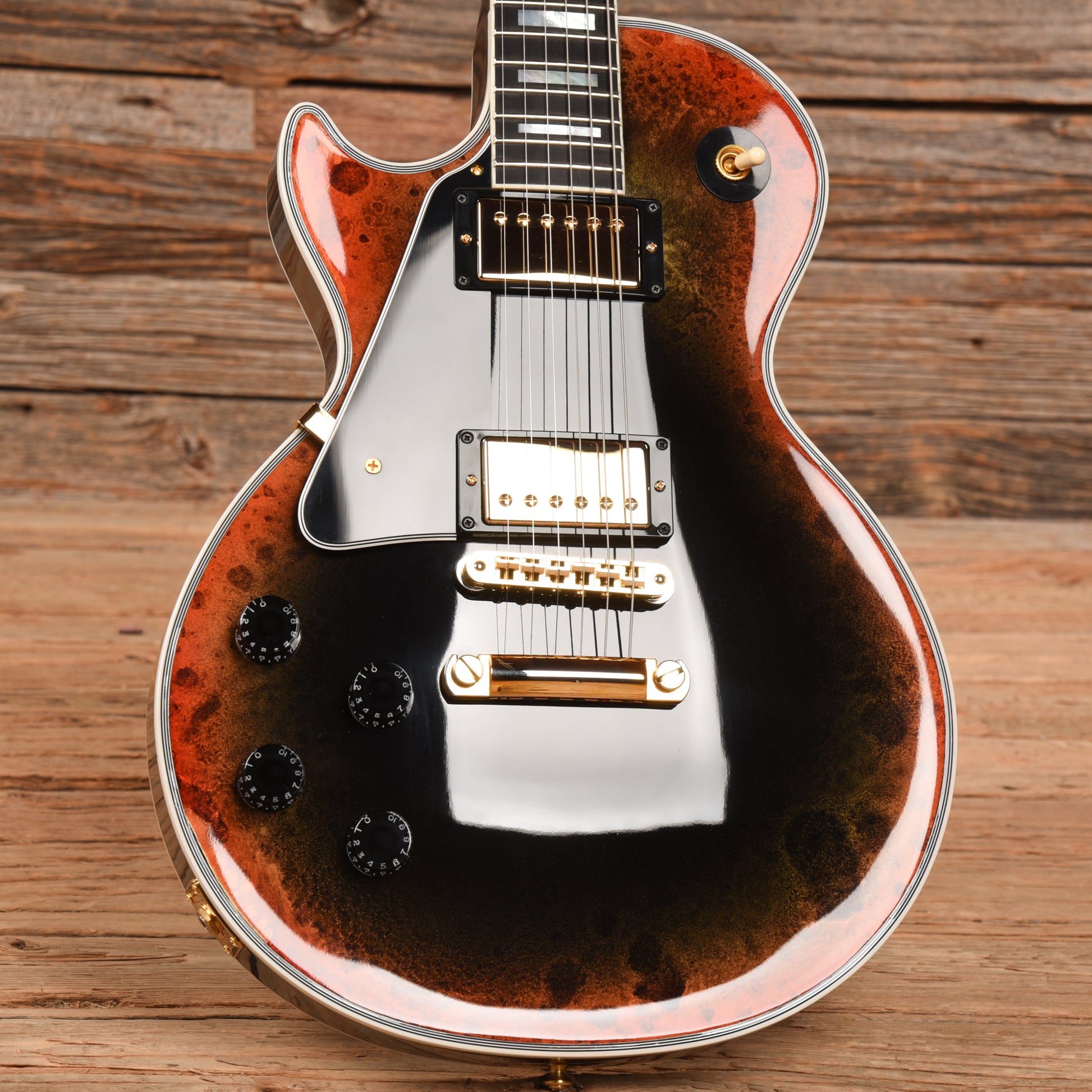 Gibson Custom Mod Collection Les Paul Custom Claret Emulsion 2022 LEFTY Electric Guitars / Solid Body