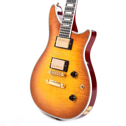 Gibson Custom Modern Double Cut Custom Figured Top Honey Burst Electric Guitars / Solid Body