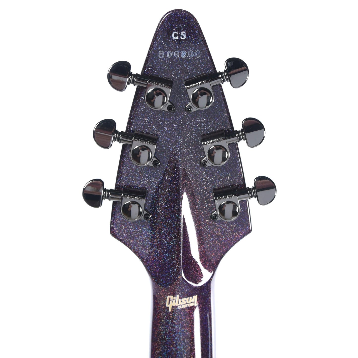 Gibson Custom Modern Flying V Ebony Prism Electric Guitars / Solid Body