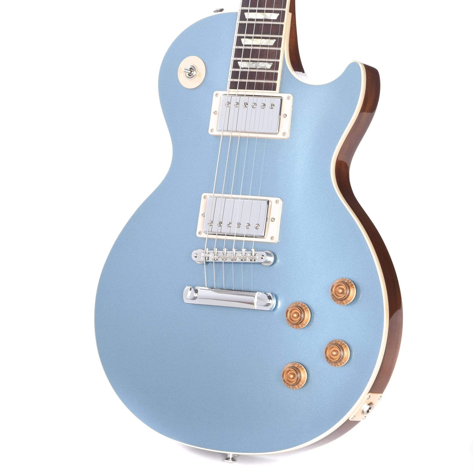 Gibson Custom Modern Les Paul Axcess Standard Pelham Blue M2M Electric Guitars / Solid Body