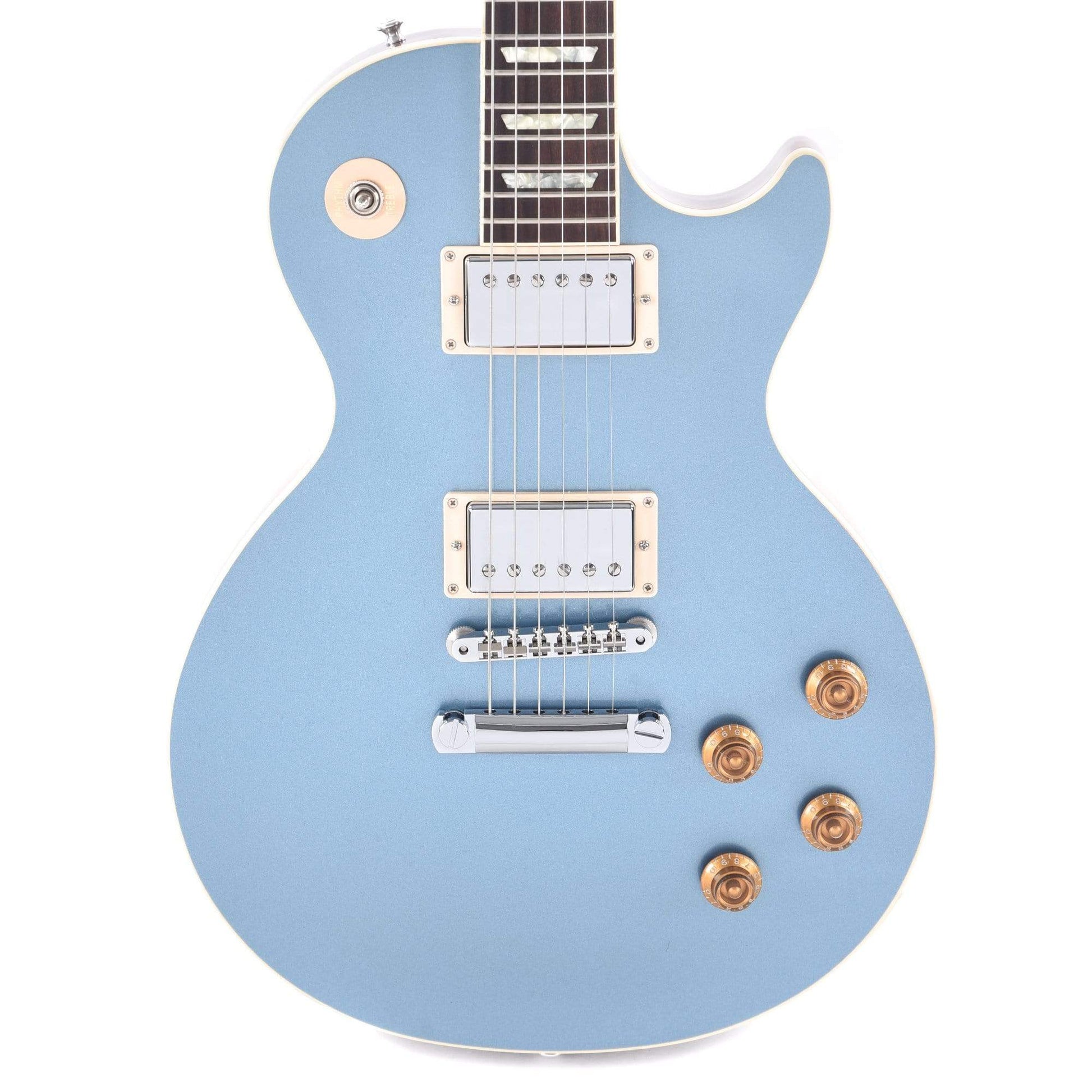 Gibson Custom Modern Les Paul Axcess Standard Pelham Blue M2M Electric Guitars / Solid Body