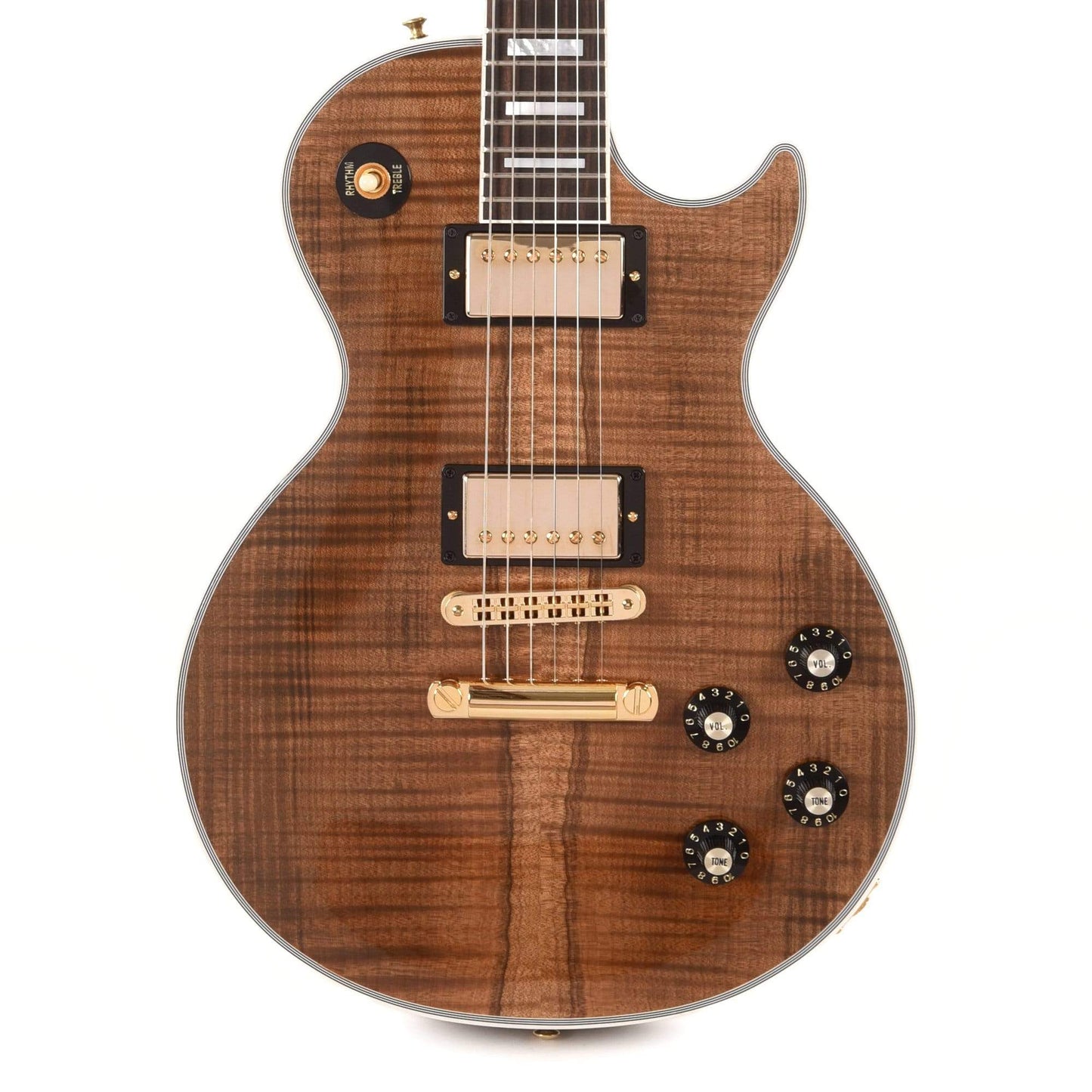 Gibson Custom Modern Les Paul Custom Heartwood DC Rust Gloss Electric Guitars / Solid Body