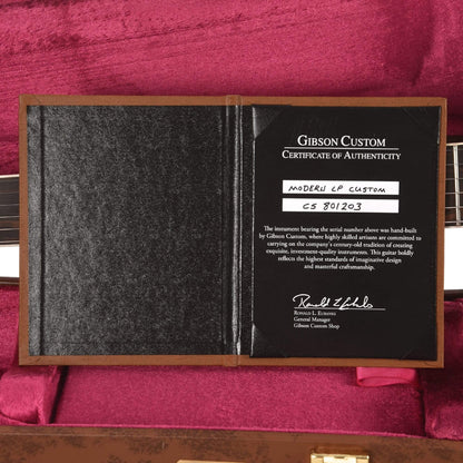 Gibson Custom Modern Les Paul Custom Heartwood DC Rust Gloss Electric Guitars / Solid Body