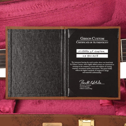 Gibson Custom Modern Les Paul Custom Heartwood DC Rust Gloss Electric Guitars / Solid Body