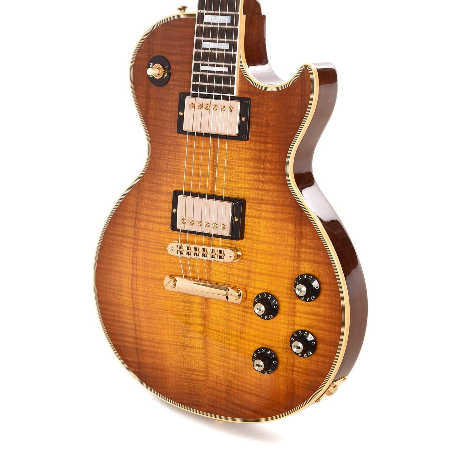Gibson Custom Modern Les Paul Custom Heartwood Honeyburst Gloss Electric Guitars / Solid Body