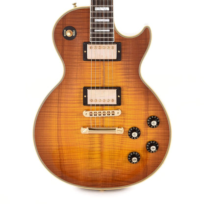 Gibson Custom Modern Les Paul Custom Heartwood Honeyburst Gloss Electric Guitars / Solid Body