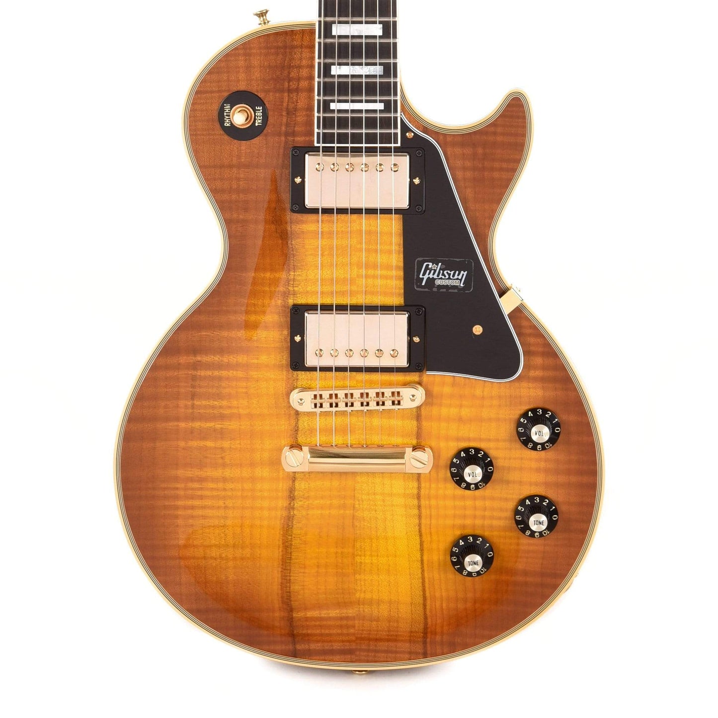 Gibson Custom Modern Les Paul Custom Heartwood Honeyburst Gloss Electric Guitars / Solid Body