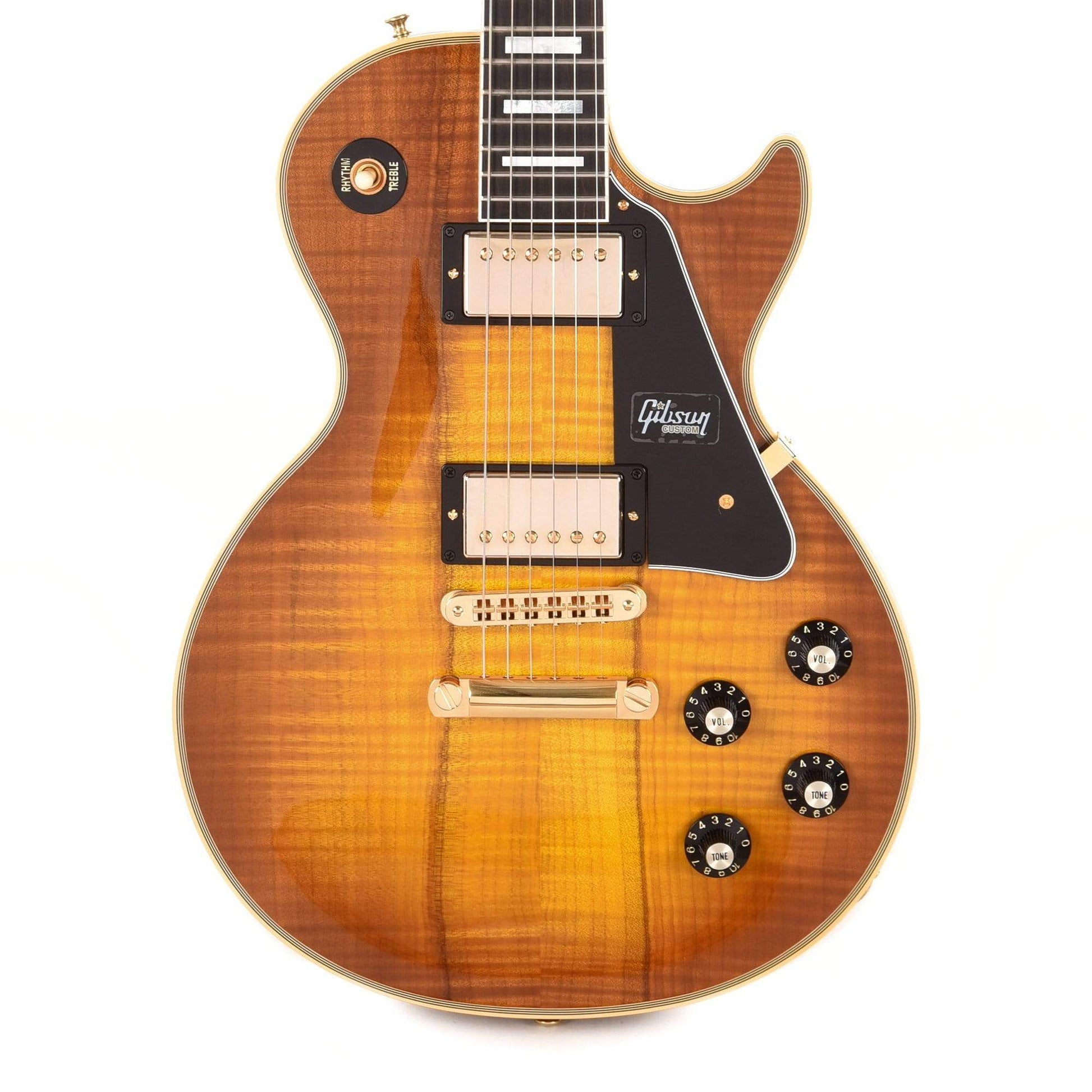 Gibson Custom Modern Les Paul Custom Heartwood Honeyburst Gloss Electric Guitars / Solid Body