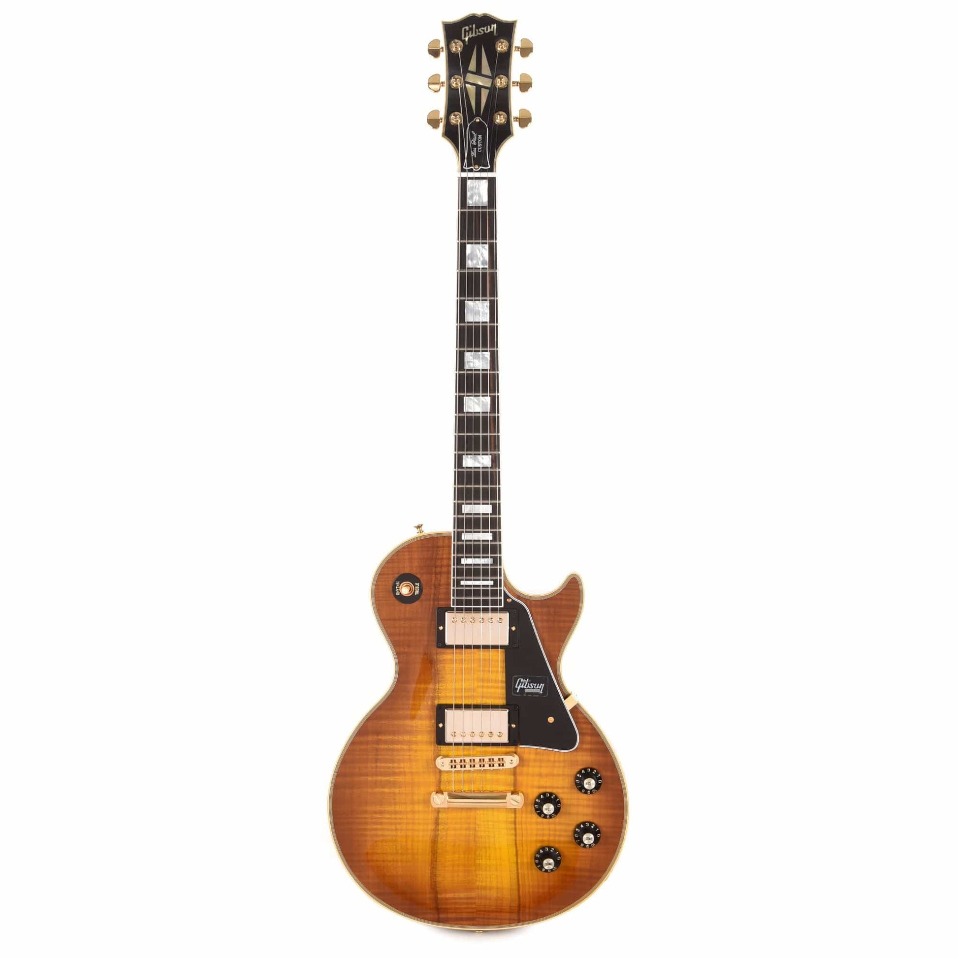 Gibson Custom Modern Les Paul Custom Heartwood Honeyburst Gloss Electric Guitars / Solid Body