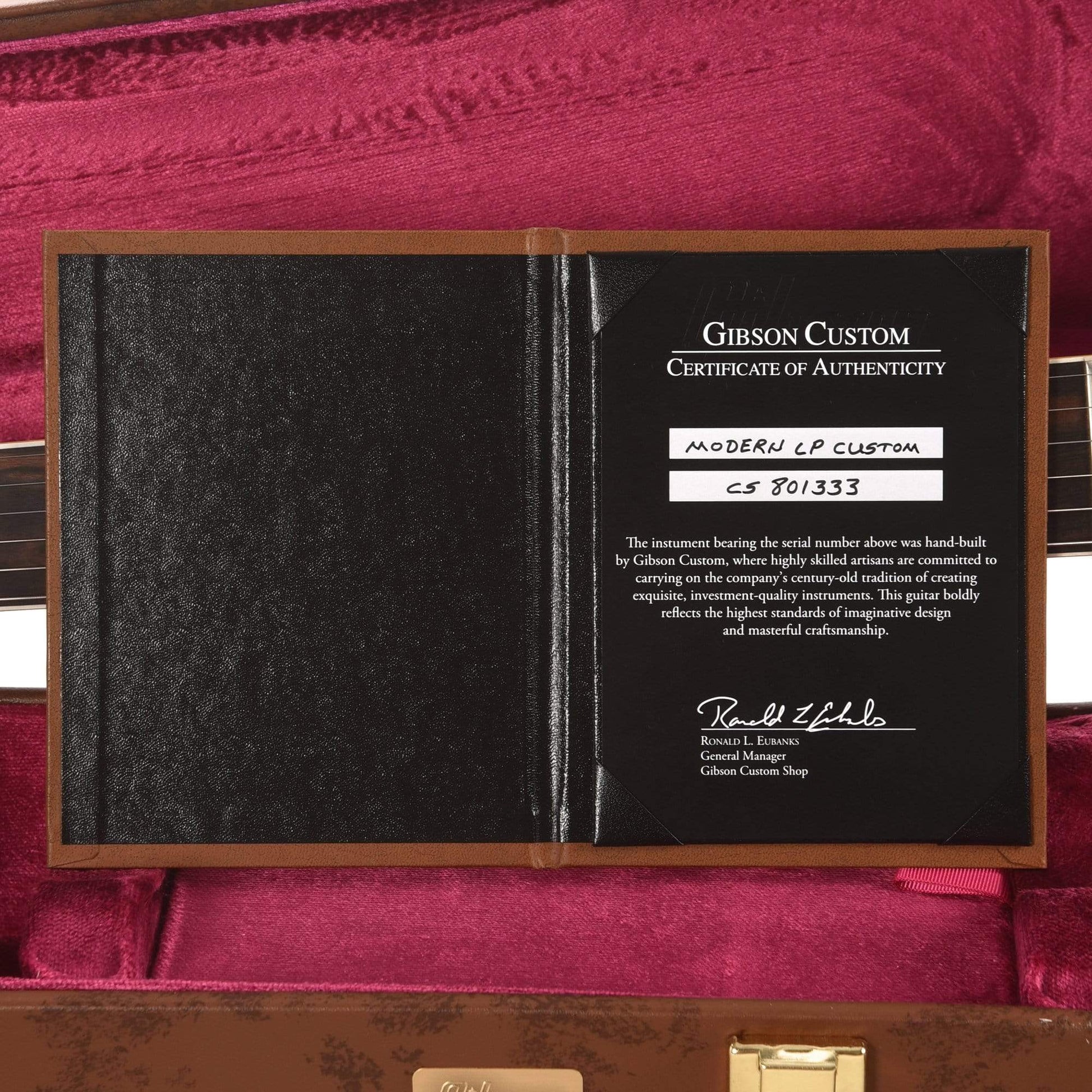 Gibson Custom Modern Les Paul Custom Heartwood Natural Gloss Electric Guitars / Solid Body