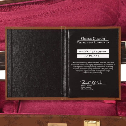 Gibson Custom Modern Les Paul Custom Heartwood Natural Gloss Electric Guitars / Solid Body