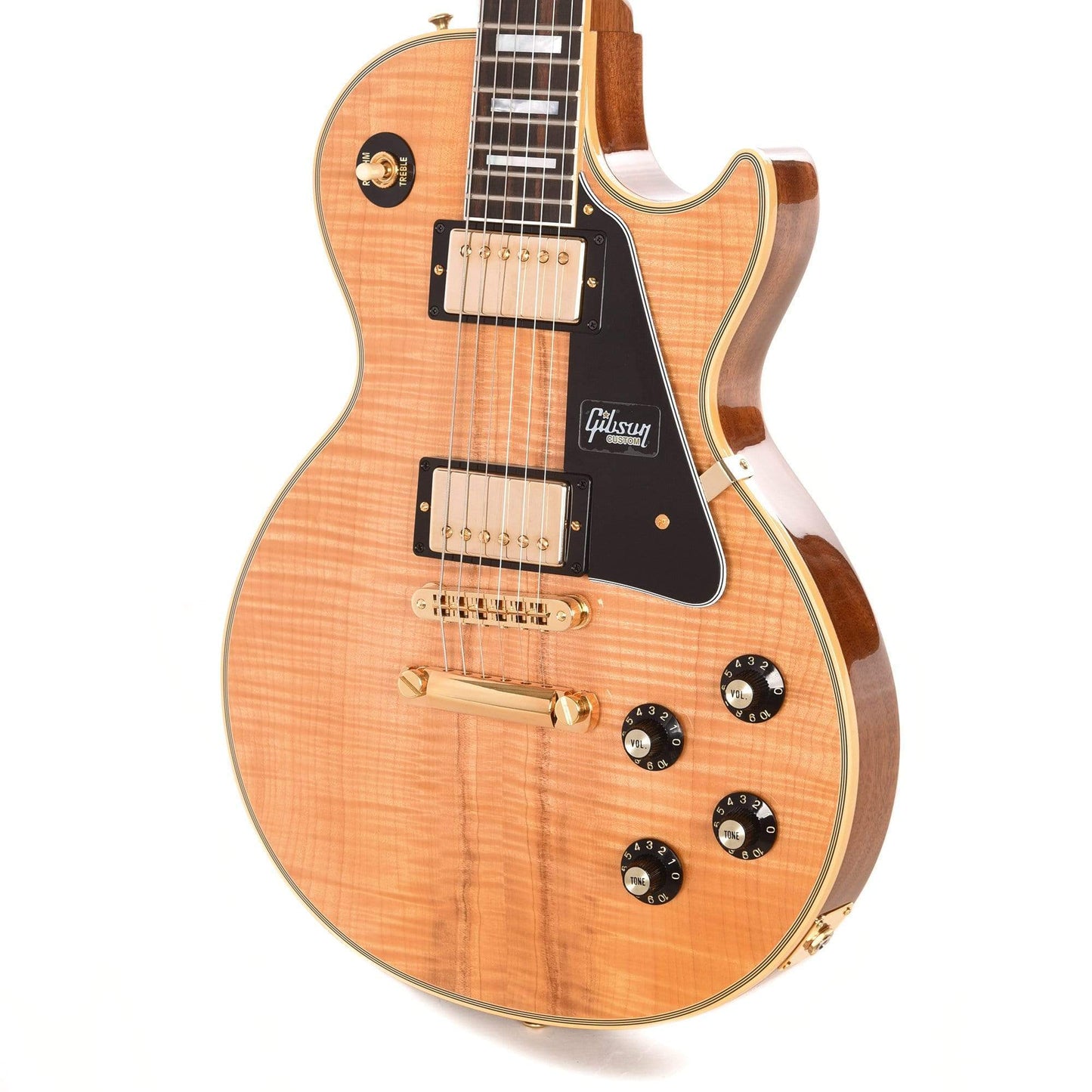 Gibson Custom Modern Les Paul Custom Heartwood Natural Gloss Electric Guitars / Solid Body