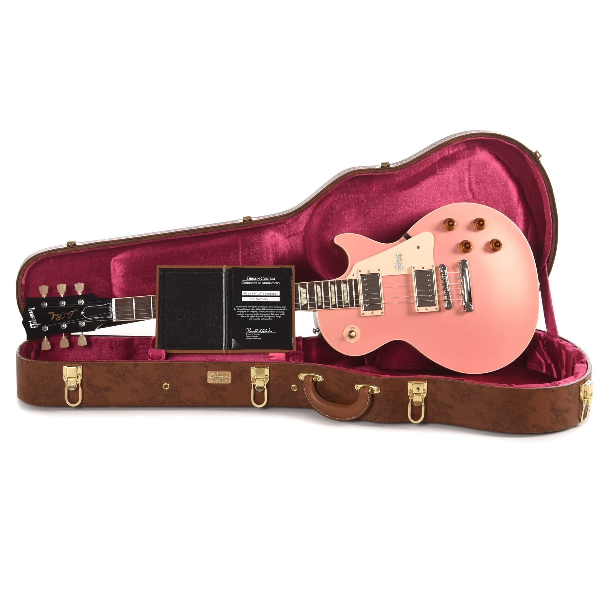 Gibson Custom Modern Les Paul Standard Pearl Coral Electric Guitars / Solid Body