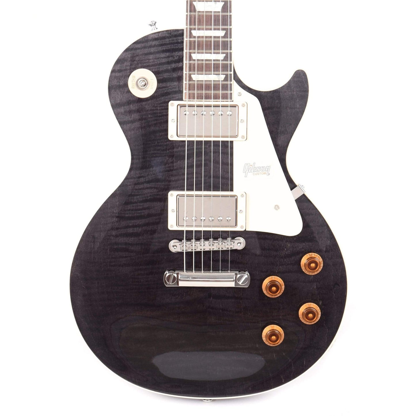 Gibson Custom Modern Les Paul Standard Trans Black Electric Guitars / Solid Body