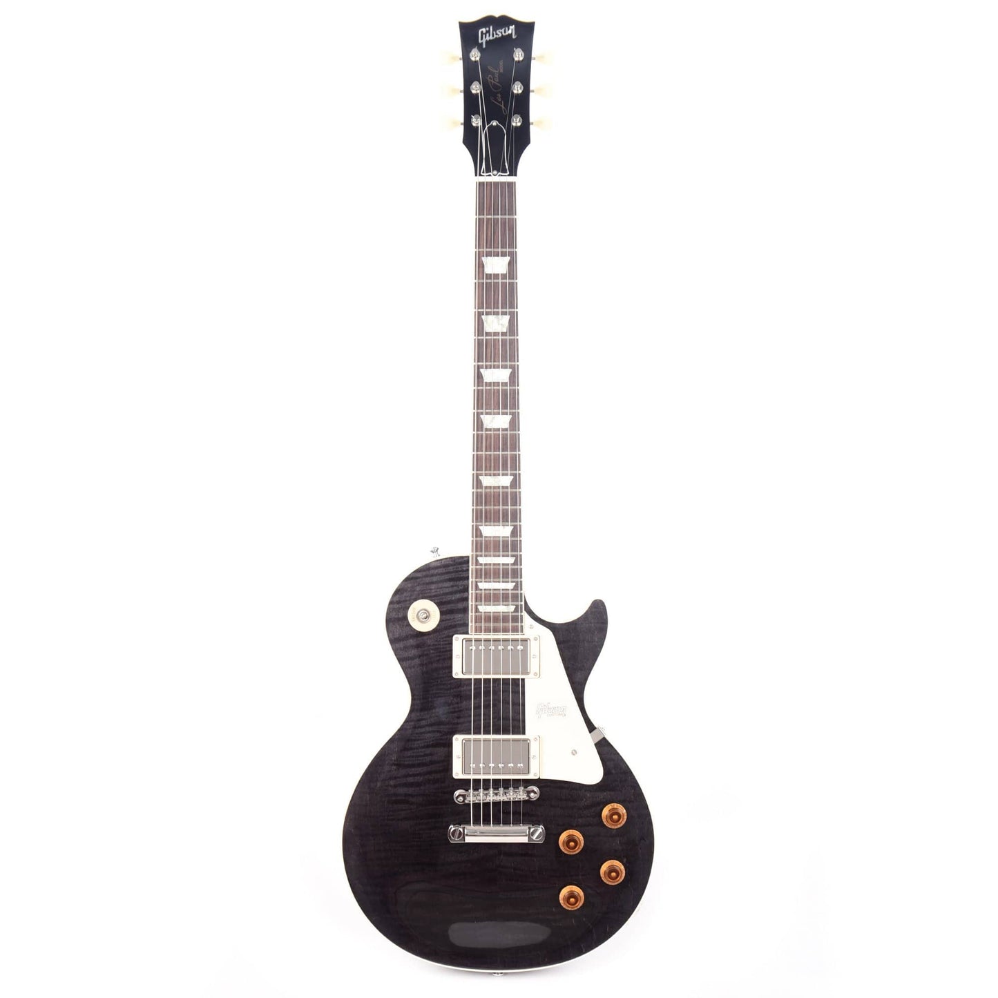 Gibson Custom Modern Les Paul Standard Trans Black Electric Guitars / Solid Body