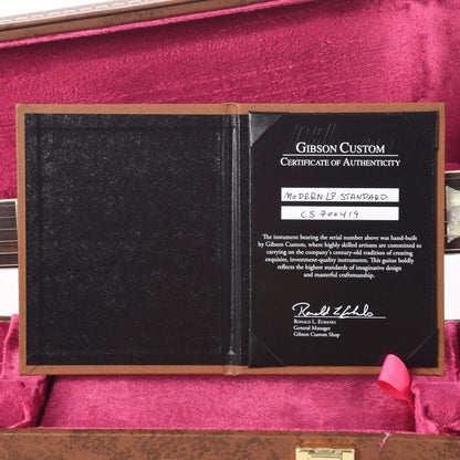 Gibson Custom Modern Les Paul Standard Trans Black Electric Guitars / Solid Body