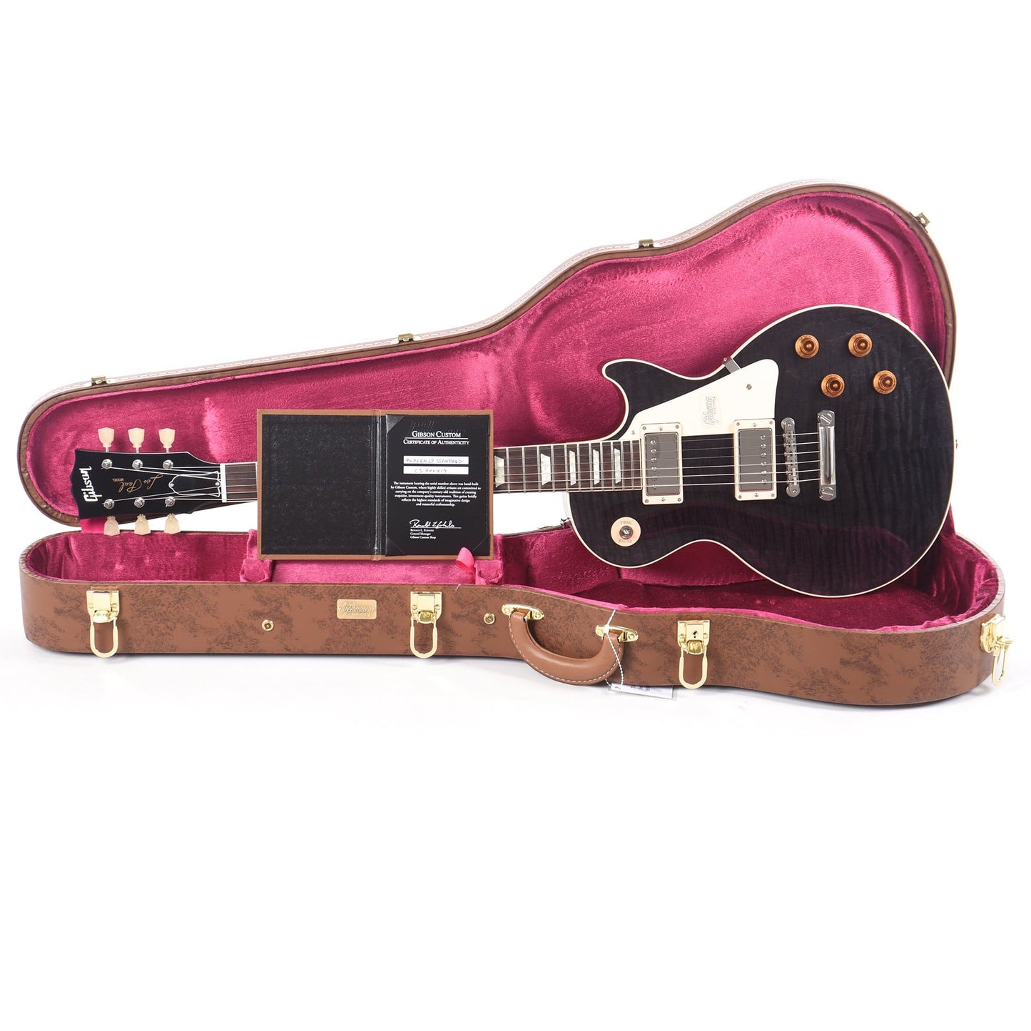 Gibson Custom Modern Les Paul Standard Trans Black Electric Guitars / Solid Body