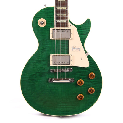 Gibson Custom Modern Les Paul Standard Trans Green Electric Guitars / Solid Body