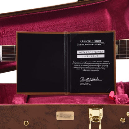 Gibson Custom Modern Les Paul Standard Trans Green Electric Guitars / Solid Body