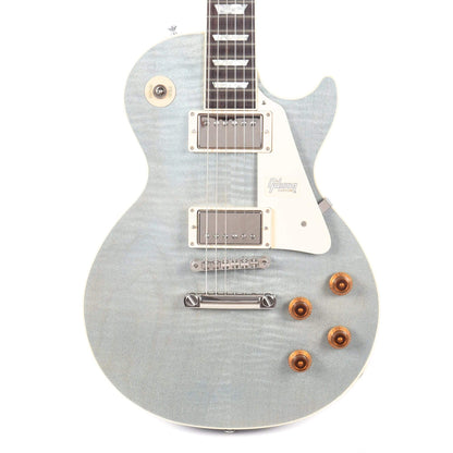 Gibson Custom Modern Les Paul Standard Trans Pelham Blue Electric Guitars / Solid Body