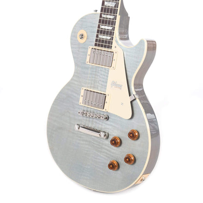 Gibson Custom Modern Les Paul Standard Trans Pelham Blue Electric Guitars / Solid Body