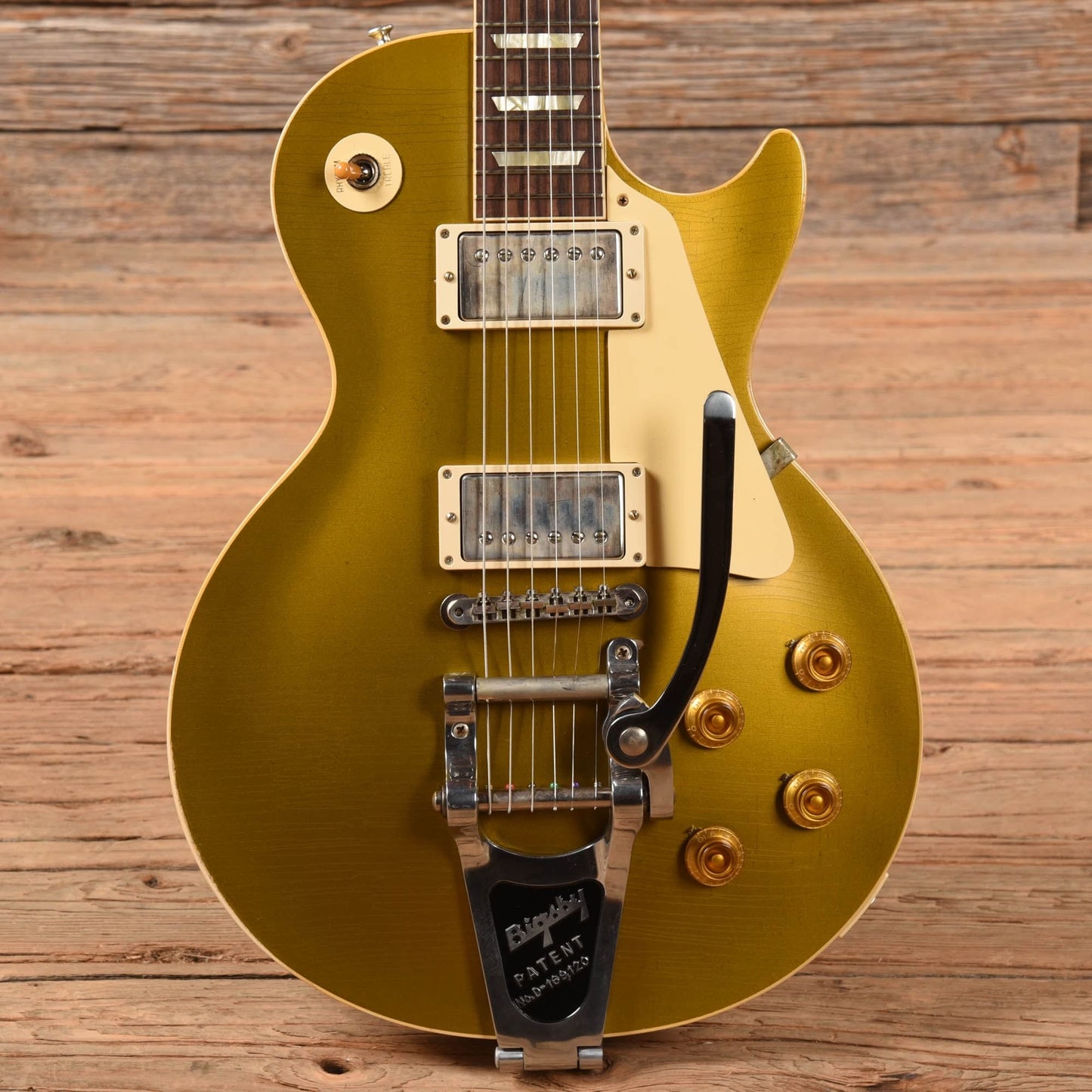 Gibson Custom Murphy Lab 1957 Les Paul Standard Reissue Light Aged w/ Bigsby Goldtop Electric Guitars / Solid Body