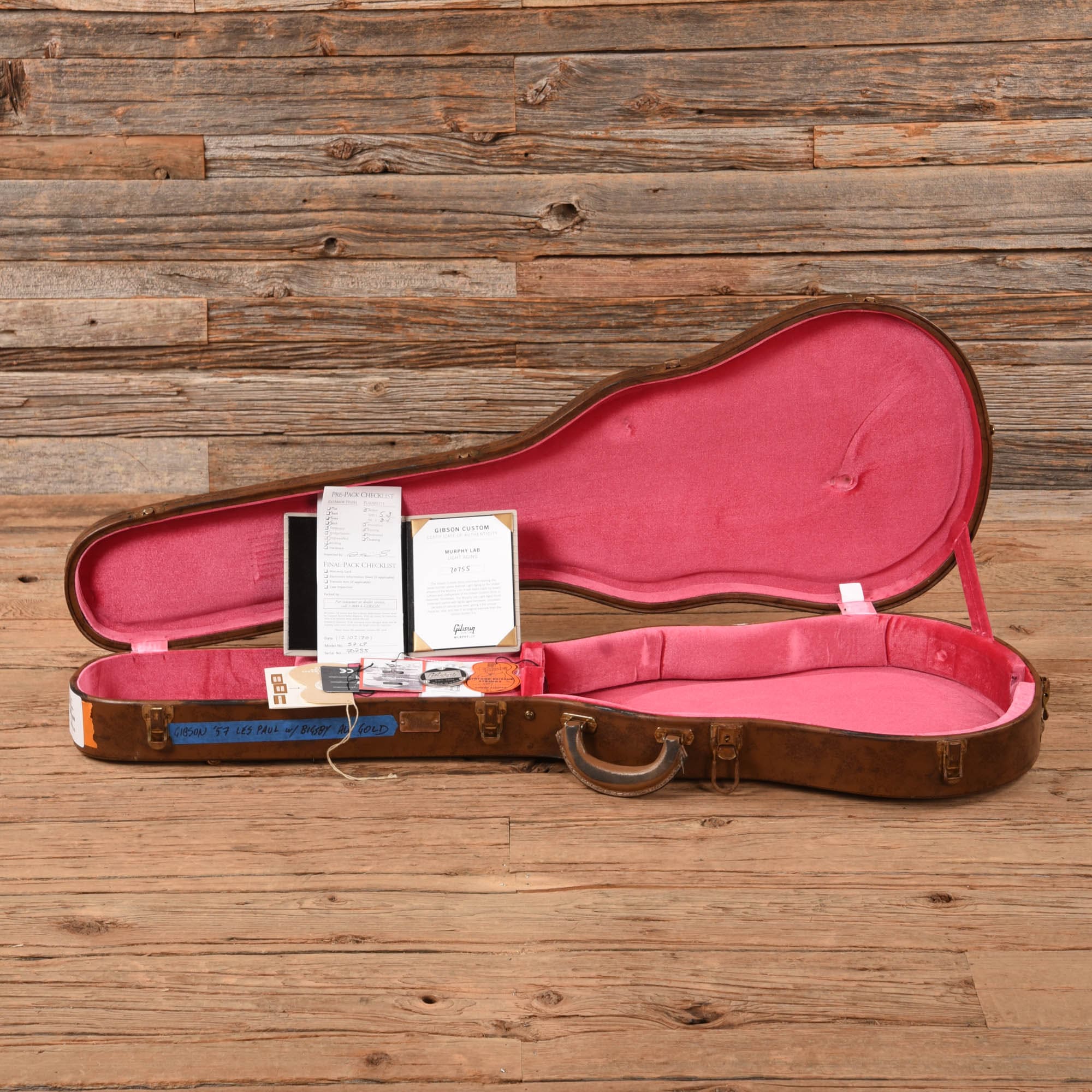 Gibson Custom Murphy Lab 1957 Les Paul Standard Reissue Light Aged w/ Bigsby Goldtop Electric Guitars / Solid Body