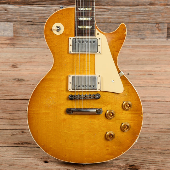 Gibson Custom Murphy Lab 1958 Les Paul Standard Reissue Heavy Aged Lemon Burst 2021 Electric Guitars / Solid Body