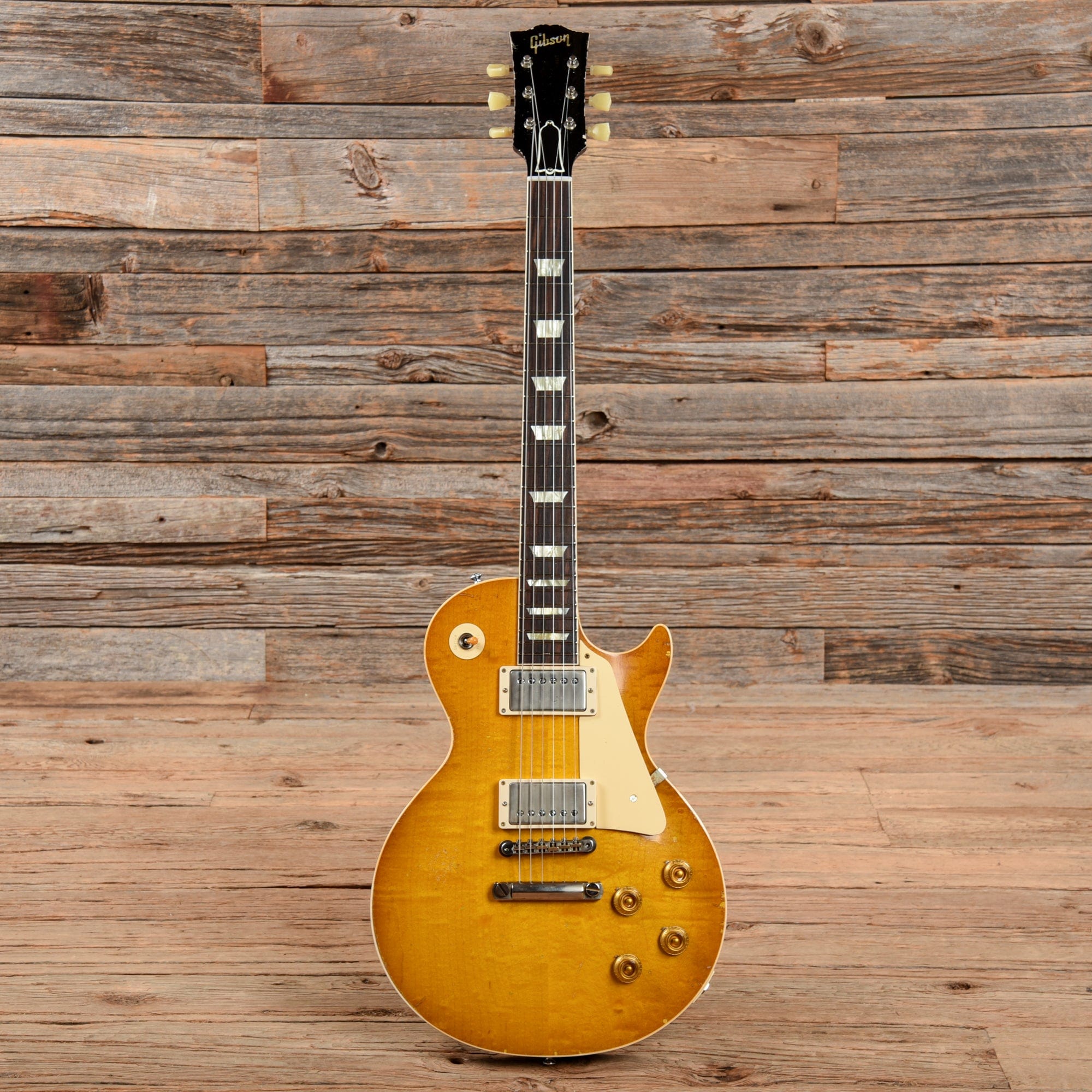Gibson Custom Murphy Lab 1958 Les Paul Standard Reissue Heavy Aged Lemon Burst 2021 Electric Guitars / Solid Body