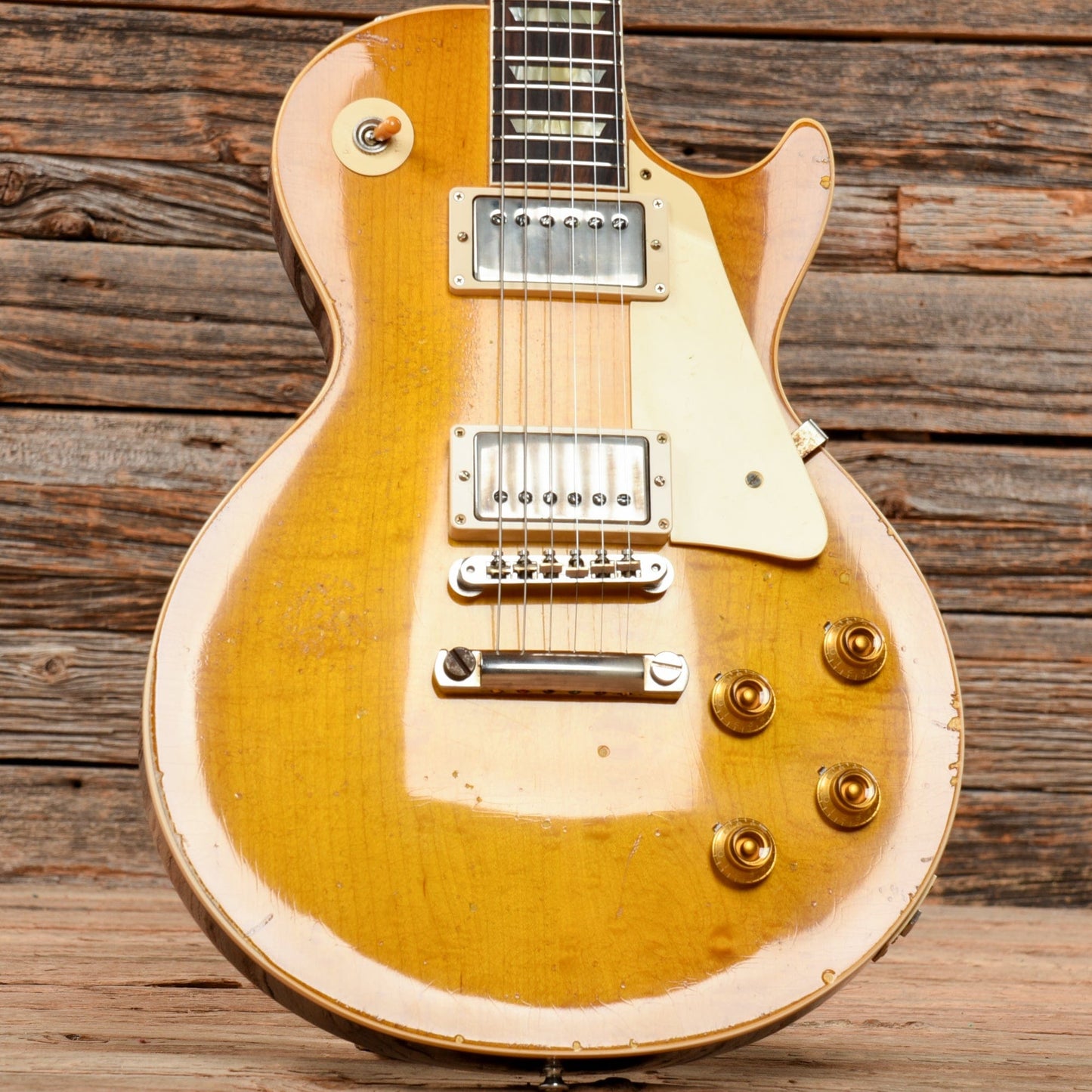 Gibson Custom Murphy Lab 1958 Les Paul Standard Reissue Heavy Aged Lemon Burst 2021 Electric Guitars / Solid Body