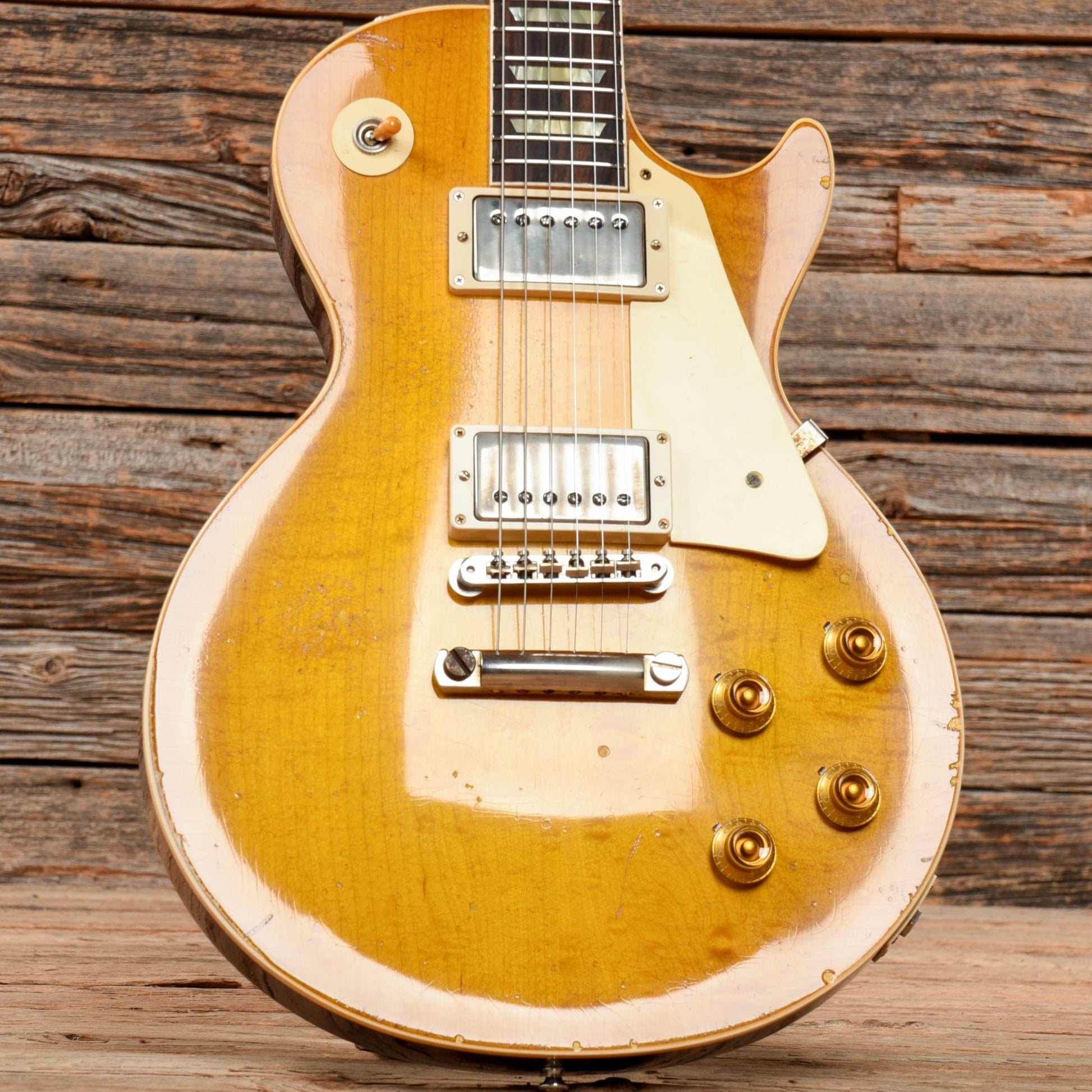 Gibson Custom Murphy Lab 1958 Les Paul Standard Reissue Heavy Aged Lemon Burst 2021 Electric Guitars / Solid Body