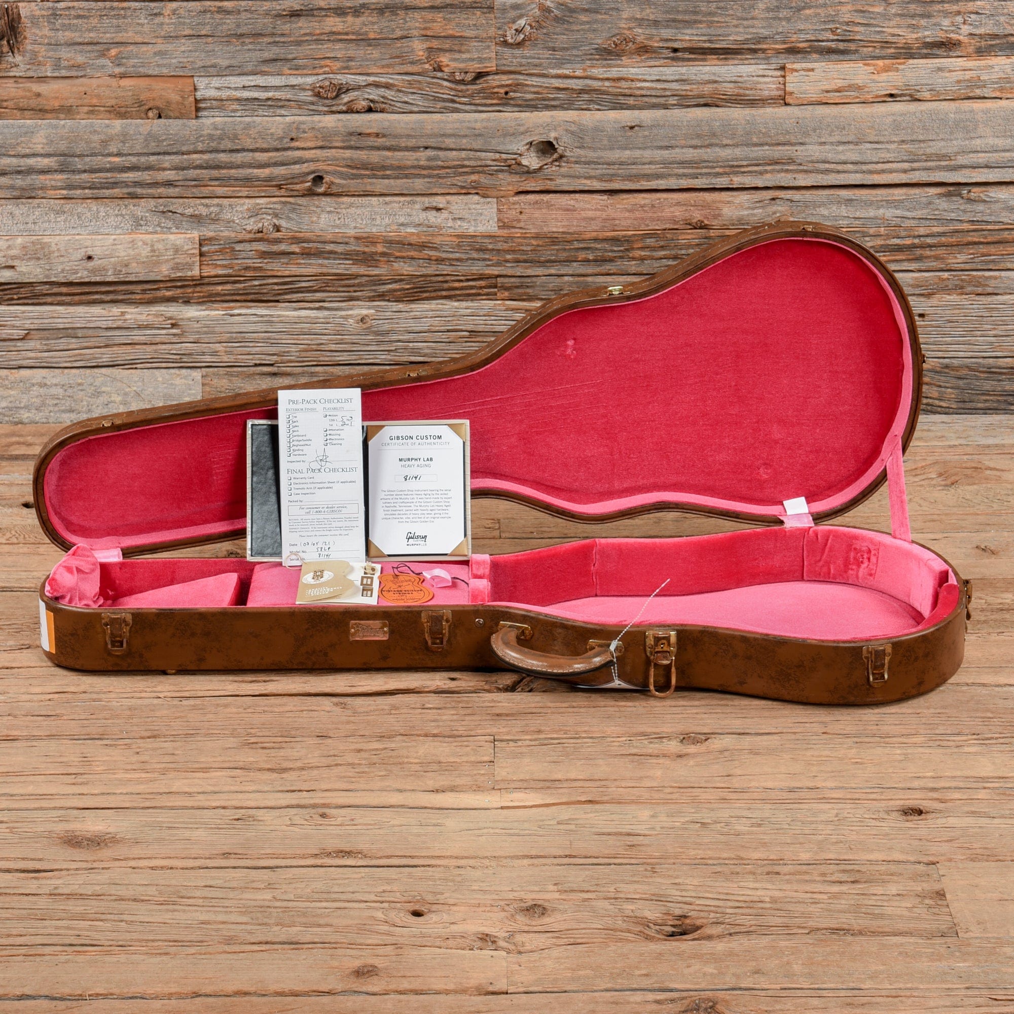 Gibson Custom Murphy Lab 1958 Les Paul Standard Reissue Heavy Aged Lemon Burst 2021 Electric Guitars / Solid Body