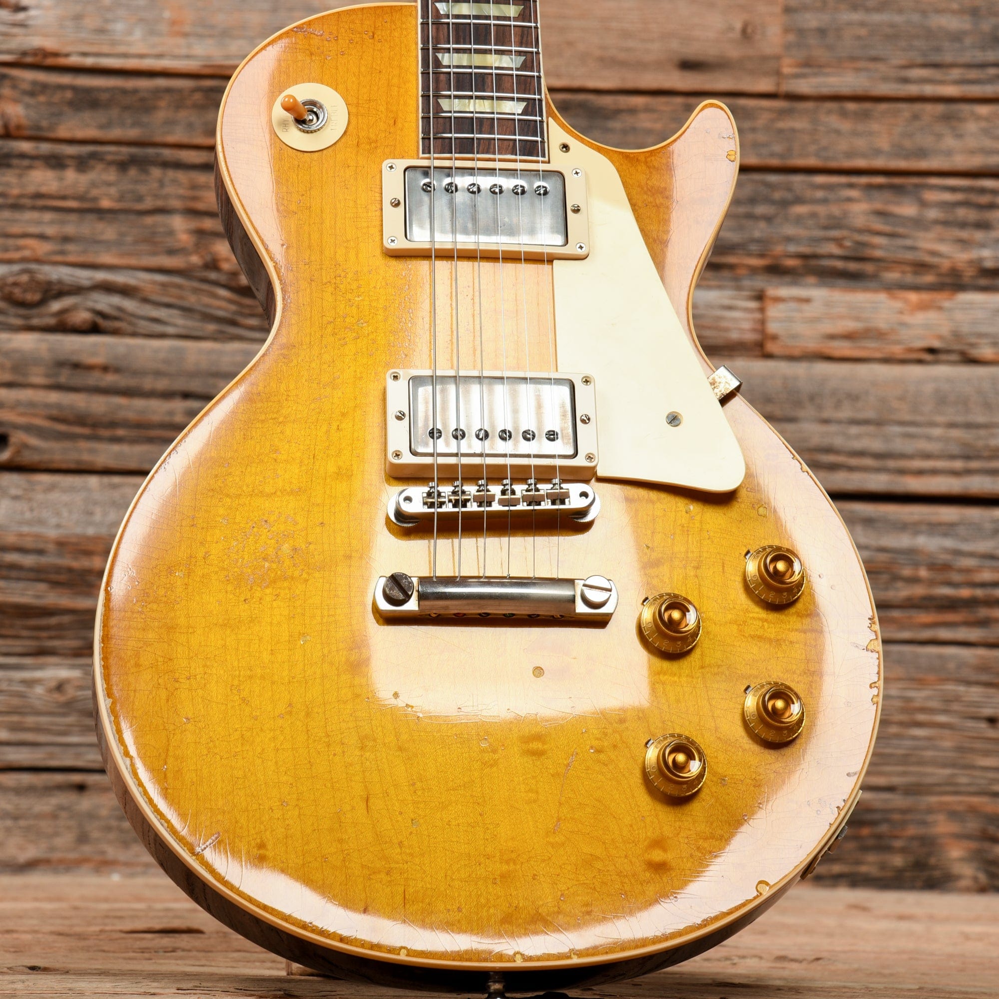 Gibson Custom Murphy Lab 1958 Les Paul Standard Reissue Heavy Aged Lemon Burst 2021 Electric Guitars / Solid Body