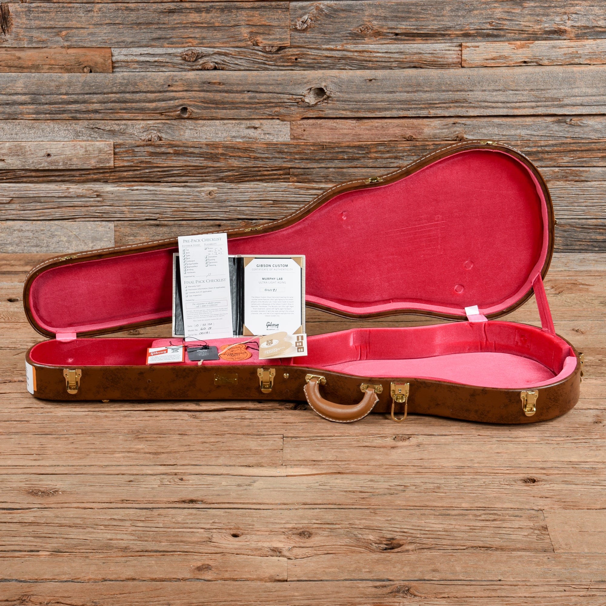 Gibson Custom Murphy Lab 1960 Les Paul Standard Ultra Light Aged Tangerine Burst 2021 Electric Guitars / Solid Body