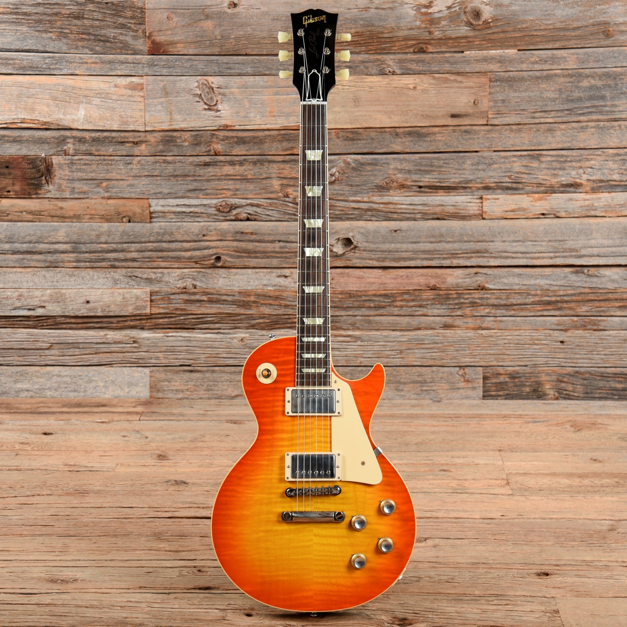 Gibson Custom Murphy Lab 1960 Les Paul Standard Ultra Light Aged Tangerine Burst 2021 Electric Guitars / Solid Body